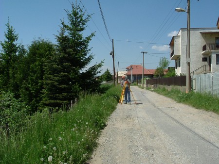 Harichovce - meračské práce2.